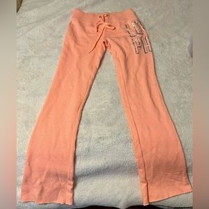 Victoria’s Secret PINK Sweatpants Size XS Orange